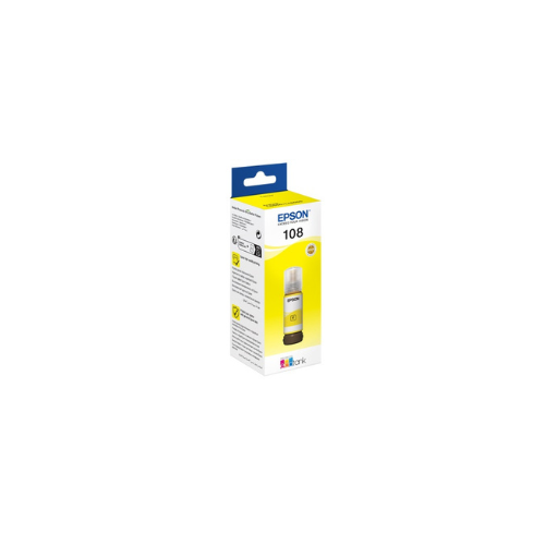EPSON 108 Yellow Ink Bottle –70ml-(C13T09C44A)