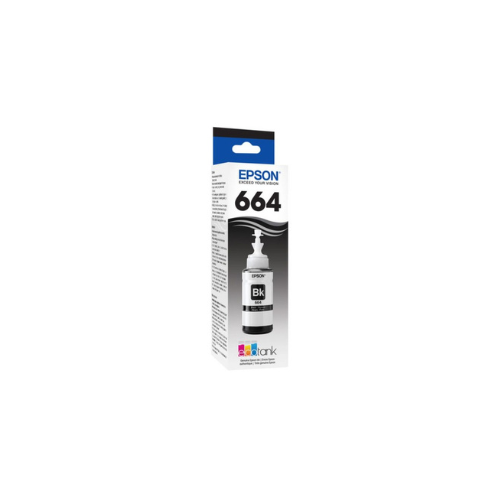 Epson T6641 Black Ink Bottle – 70ml for EcoTank Printers