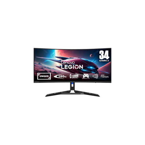 Lenovo Legion R34w-30 34” Curved Gaming Monitor 67C7GACBAE