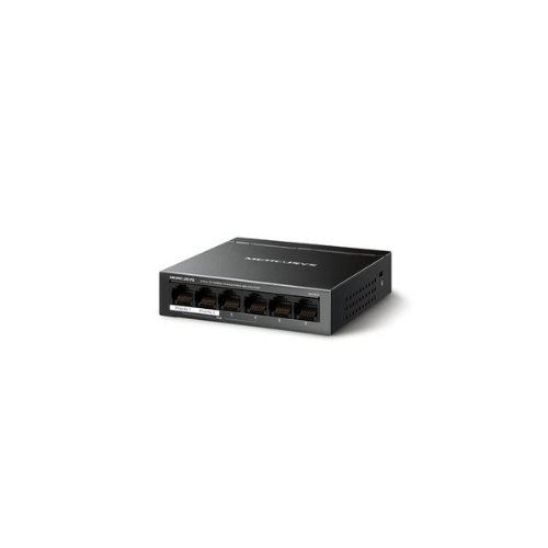 Mercusys MS106LP 6-Port 10/100Mbps Desktop Switch with 4-Port PoE+ up to 30 W