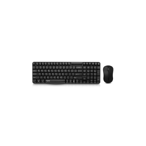 Rapoo X1810 Wireless Mouse & Keyboard Combo Multimedia Optical, Black