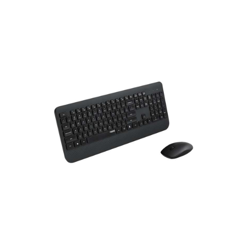 Rapoo X3500 Wireless Optical Mouse & Keyboard, Black
