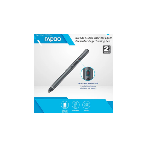 Rapoo XR200 Wireless Laser Presenter Page Turning Pen
