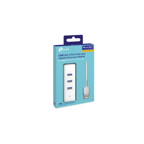 TP-Link TL-UE330 USB Adapter USB 3.0 to 3-Port Hub & Gigabit Ethernet Adapter 2 in 1