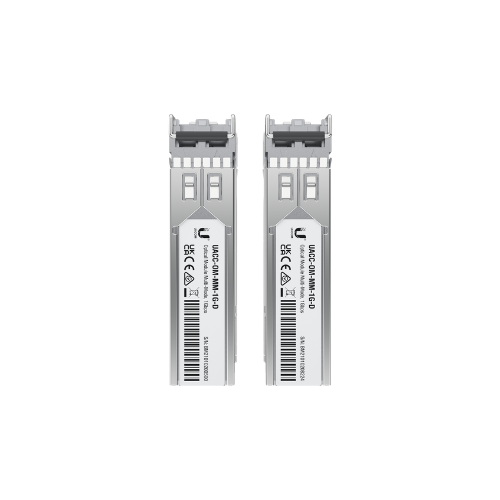 Ubiquiti UACC-OM-MM-1G-D-2 1G Multi-Mode Optical Module 2-Pack