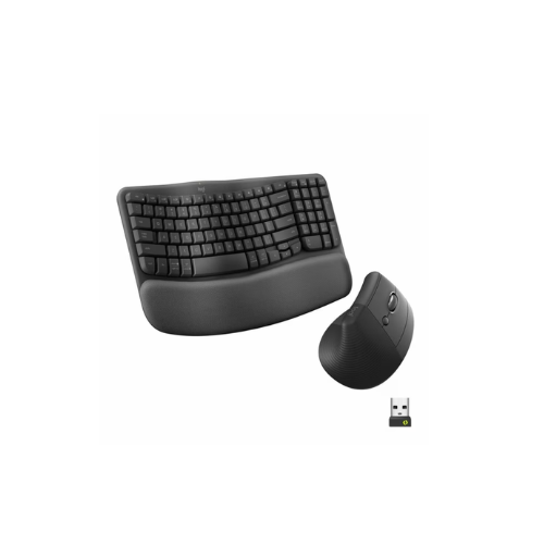 Logitech Wave Keys and Lift Combo Wireless and Bluetooth Keyboard and Mouse Combo