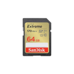 SanDisk Extreme SDXC UHS-I Card-C10, U3, V30 64GB - SDSDXV2-064G-GNCIN Card 100MB/s (Copy)