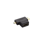 UGREEN Micro HDMI Male + Mini HDMI Male to HDMI Female Adapter - HD129