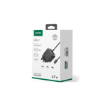 UGREEN USB-C 67W PD GaN Tech Power Adapter UK+3 DC Connectors - X377
