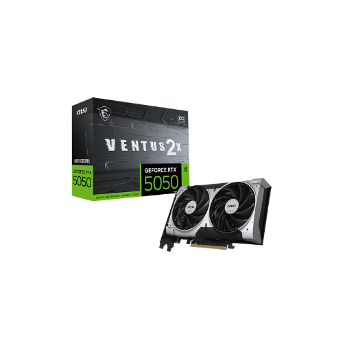 MSI GeForce RTX™ 5050 8GB VENTUS 2X OC Desktop Graphics Card
