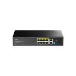 CUDY 10-PORT GIGABIT PoE(120watts) + Switch with 2 Uplink Ports