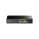 CUDY 10-PORT GIGABIT PoE(120watts) + Switch with 2 Uplink Ports