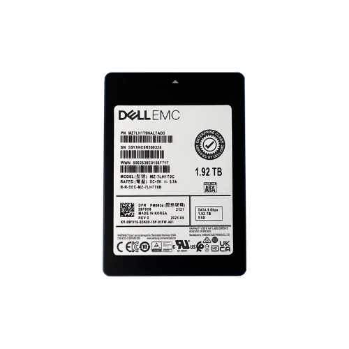 Dell 9F9Y6 1.92TB SATA 6GBPS RI 2.5" SSD MZ-7LH1T9C