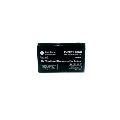 LIGHTWAVE UPS BATTERY 12V 7.5AH