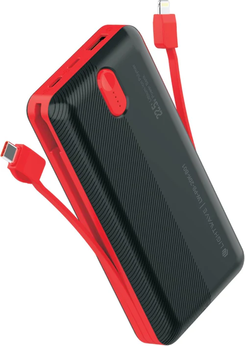 Lightwave 20000mAh Mobile Power Bank -(LW-PB-20K-B01)