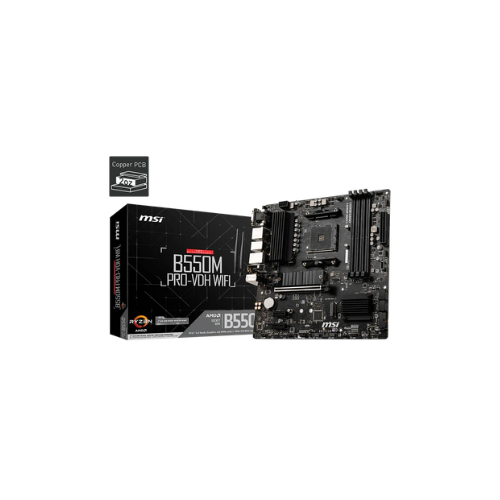 MSI B550M PRO-VDH WIFI Gaming Desktop Motherboard