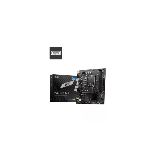 MSI PRO B760M-E DDR4 Motherboard for Intel 12th/13th/14th Gen Processors