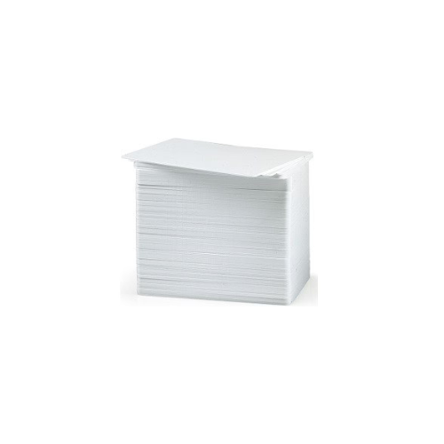 Zebra 104523-111 Premier PVC Card - Zebra white PVC cards, 30 mil (500 cards)