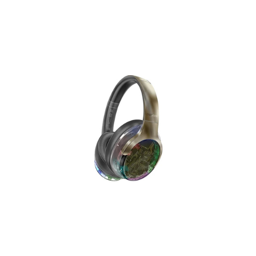 Promate Transtune-Gunmetal Headphones ANC Wireless With RGB