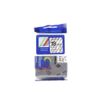 Brother TZ2-141 18mm x 8m black on clear label tape