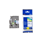 Brother TZ2-551 24mm x 8m Black on blue label tape