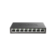 D-Link DGS-108/B 8-Port Gigabit Unmanaged Metal Desktop Switch