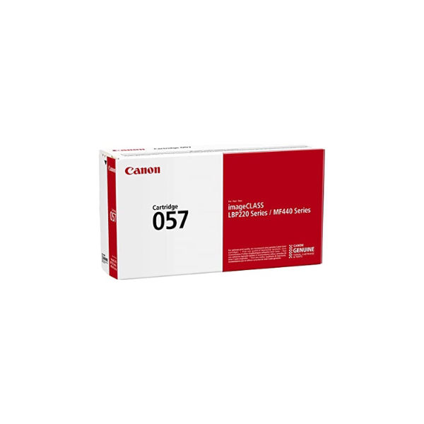 Canon 057 Black Toner Cartridge Yield 3,100 Pages