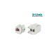 D-Link NKJ-C6WHI1B21 Cat6 UTP Keystone Jack – White