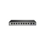 D-Link DGS-F1010P-E 250M 10-Port 1000Mbps Switch 8 PoE Ports + 2GE Uplink 250m PoE Switch