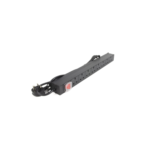 MTN 8-way UK Plug PDU Black
